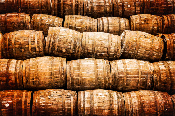 Oak forests originally planted to build ships are now used to make barrels.