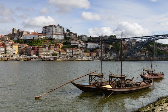 Port is a famous fortified wine that comes from the town of Porto and the Douro Valley in Portugal.