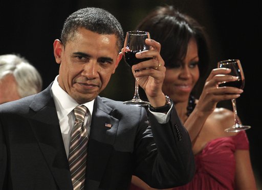 The president and first lady are helping Washington D.C. maintain its drinking dominance.