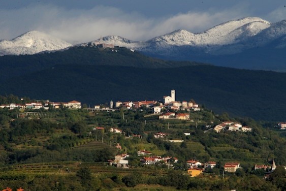 Goriska Brda is on the border with Italy and famous for its wines. Photo courtesy of Slovenia Tourism.