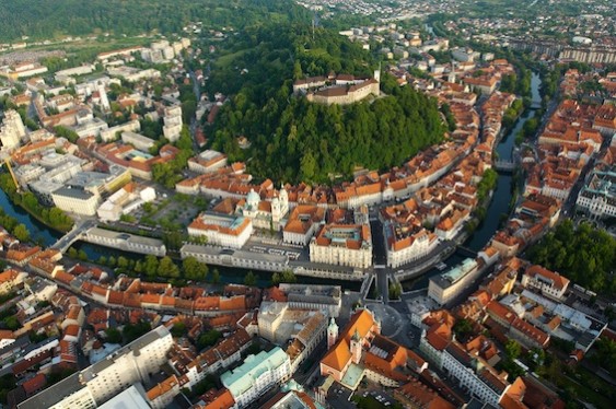 Ljubljana is Slovenia's beautiful capital. Photo courtesy of Slovenia Tourism.