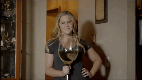 You're going to need a big glass to drink all those bottles. Image courtesy of GIphy/Comedy Central.