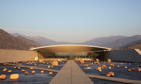 Consider visiting VIK's spectacular new winery on a trip to Chile. Photo courtesy of Viña Vik.