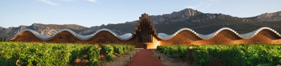 Bodegas Ysios was designed by Spanish starchitect Santiago Calatrava. Image source: La Rioja Enotourismo.