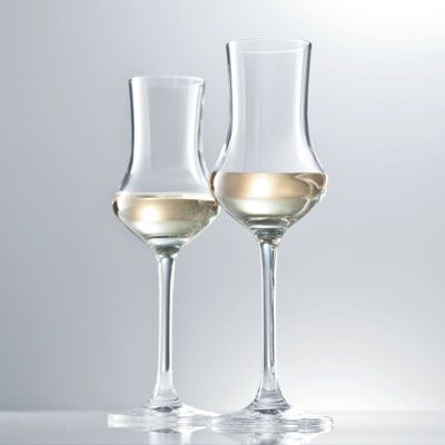 There's a reason Grappa is served in such little glasses - it's really strong! Image source: Wineware.