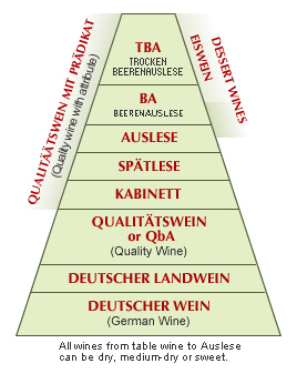 Like everything else German, the country's wines are highly organized! Image source: Wines of Germany.