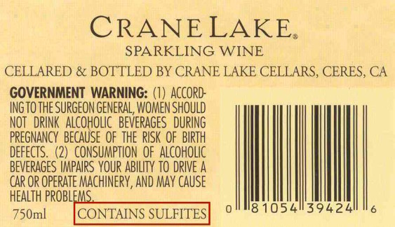 You'll notice this warning on pretty much every bottle's back label.